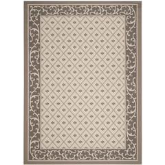 COURTYARD, BEIGE / DARK BEIG, 8' X 11', Area Rug, CY7427-079A5-8