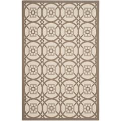 COURTYARD, BEIGE / DARK BEIG, 5'-3" X 7'-7", Area Rug, CY7476-07912-5