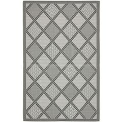COURTYARD, LIGHT GREY / ANTHRACITE, 4' X 5'-7", Area Rug, CY7570-78A5-4