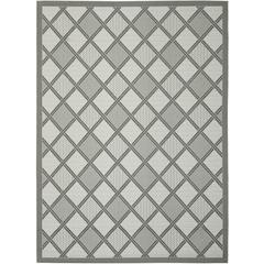COURTYARD, LIGHT GREY / ANTHRACITE, 6'-7" X 9'-6", Area Rug, CY7570-78A5-6