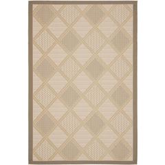 COURTYARD, BEIGE / DARK BEIG, 4' X 5'-7", Area Rug, CY7570-79A21-4