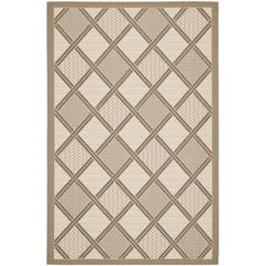 COURTYARD, BEIGE / DARK BEIG, 4' X 5'-7", Area Rug, CY7570-79A7-4