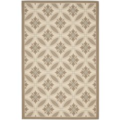 COURTYARD, BEIGE / DARK BEIG, 5'-3" X 7'-7", Area Rug, CY7844-79A18-5