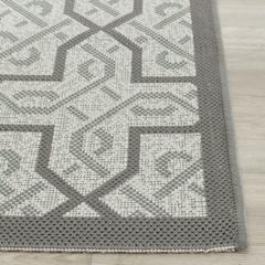 COURTYARD, LIGHT GREY / ANTHRACITE, 4' X 5'-7", Area Rug, CY7931-78A18-4
