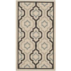 COURTYARD, BEIGE / BLACK, 2' X 3'-7", Area Rug, CY7938-256A18-2