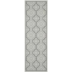 COURTYARD, LIGHT GREY / ANTHRACITE, 2'-3" X 10', Area Rug, CY7938-78A18-210