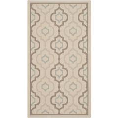 COURTYARD, BEIGE / DARK BEIG, 2' X 3'-7", Area Rug