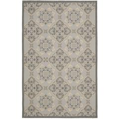 COURTYARD, LIGHT GREY / ANTHRACITE, 4' X 5'-7", Area Rug, CY7978-78A21-4
