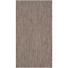 COURTYARD, BROWN / BEIGE, 2' X 3'-7", Area Rug, CY8022-36321-2