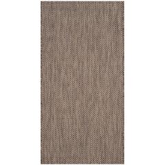COURTYARD, BROWN / BEIGE, 2'-7" X 5', Area Rug, CY8022-36321-3