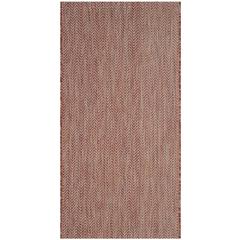 COURTYARD, RED / BEIGE, 2'-7" X 5', Area Rug, CY8022-36521-3