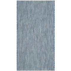 COURTYARD, NAVY / GREY, 2' X 3'-7", Area Rug, CY8022-36821-2