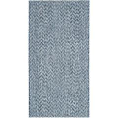 COURTYARD, NAVY / GREY, 2'-7" X 5', Area Rug, CY8022-36821-3