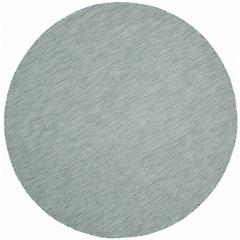 COURTYARD, AQUA / GREY, 6'-7" X 6'-7" Round, Area Rug, CY8022-37121-7R