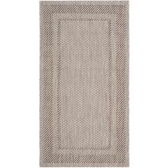 COURTYARD, BEIGE / BROWN, 2'-7" X 5', Area Rug, CY8477-36312-3