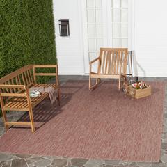 COURTYARD, RED / RED, 9' X 12', Area Rug, CY8520-36522-9