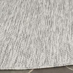 COURTYARD, GREY / GREY, 5'-3" X 5'-3" Round, Area Rug, CY8520-36811-5R