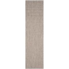 COURTYARD, BEIGE / BROWN, 2'-3" X 8', Area Rug, CY8521-36312-28