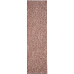 COURTYARD, RED / BEIGE, 2'-3" X 8', Area Rug, CY8521-36521-28