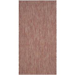 COURTYARD, RED / BEIGE, 2'-7" X 5', Area Rug, CY8521-36521-3