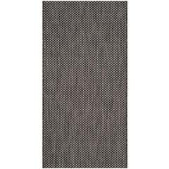 COURTYARD, BLACK / BEIGE, 2'-7" X 5', Area Rug, CY8521-36621-3