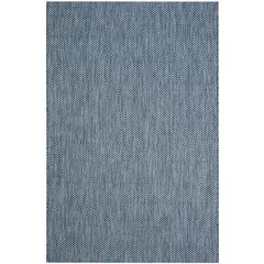 COURTYARD, NAVY / GREY, 4' X 5'-7", Area Rug, CY8521-36821-4