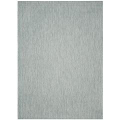 COURTYARD, AQUA / GREY, 8' X 11', Area Rug, CY8521-37121-8