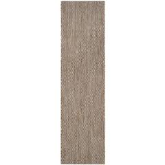 COURTYARD, NATURAL / BLACK, 2'-3" X 8', Area Rug, CY8521-37312-28