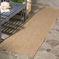 COURTYARD, NATURAL / NATURAL, 2'-3" X 10', Area Rug