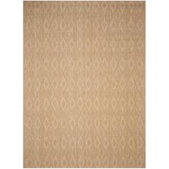 COURTYARD, NATURAL / NATURAL, 8' X 11', Area Rug