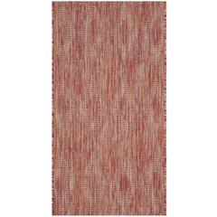 COURTYARD, RED / RED, 2' X 3'-7", Area Rug, CY8522-36522-2
