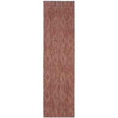 COURTYARD, RED / RED, 2'-3" X 8', Area Rug, CY8522-36522-28
