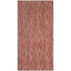 COURTYARD, RED / RED, 2'-7" X 5', Area Rug, CY8522-36522-3
