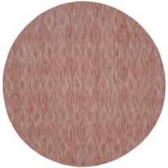 COURTYARD, RED / RED, 6'-7" X 6'-7" Round, Area Rug, CY8522-36522-7R