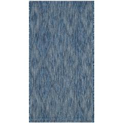 COURTYARD, NAVY / NAVY, 2' X 3'-7", Area Rug, CY8522-36822-2
