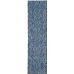 COURTYARD, NAVY / NAVY, 2'-3" X 8', Area Rug, CY8522-36822-28