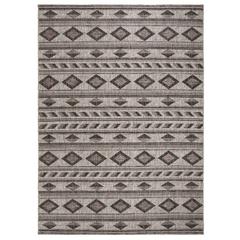 COURTYARD, GREY / BLACK, 8' X 11', Area Rug, CY8529-37612-8