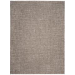 COURTYARD, LIGHT BROWN, 8' X 11', Area Rug