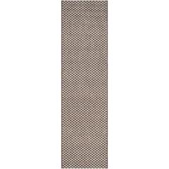 COURTYARD, LIGHT BROWN / LIGHT GREY, 2'-3" X 12', Area Rug