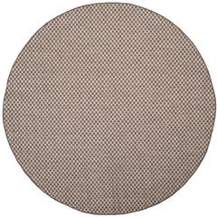 COURTYARD, LIGHT BROWN / LIGHT GREY, 6'-7" X 6'-7" Round, Area Rug