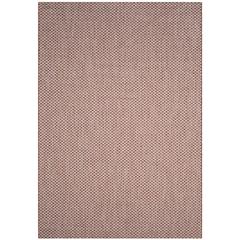 COURTYARD, RUST / LIGHT GREY, 6'-7" X 9'-6", Area Rug