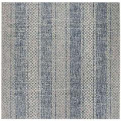 COURTYARD, LIGHT GREY / BLUE, 6'-7" X 6'-7" Square, Area Rug, CY8736-36812-7SQ