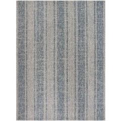 COURTYARD, LIGHT GREY / BLUE, 8' X 11', Area Rug, CY8736-36812-8