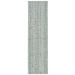 COURTYARD, LIGHT GREY / AQUA, 2'-3" X 8', Area Rug, CY8736-37112-28