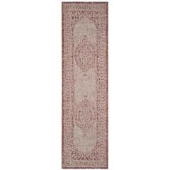 COURTYARD, LIGHT BEIGE / TERRACOTTA, 2'-3" X 8', Area Rug, CY8751-36512-28