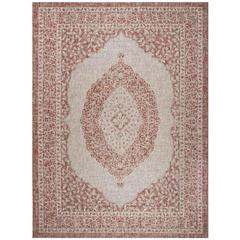 COURTYARD, LIGHT BEIGE / TERRACOTTA, 8' X 11', Area Rug, CY8751-36512-8