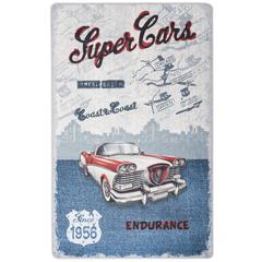 DAYTONA, LIGHT GREY / BLUE, 3' X 5', Area Rug