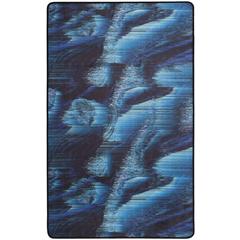 DAYTONA, BLACK / TURQUOISE, 3' X 5', Area Rug