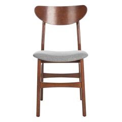 Lucca Retro Dining Chair, Cherry/Grey