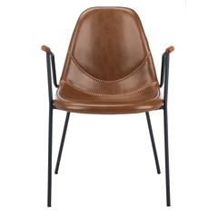Tanner Mid Century Dining Chair, Cognac
